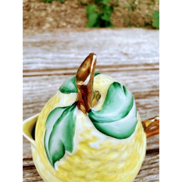 Vintage Porcelain Figural Juicer Pear Fruit 3 Pieces - Picture 7 of 14